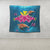 Hawaiian Plumeria Kanaka Turtle Sea Polynesian Tapestry - AH - Polynesian Pride