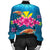 Hawaiian Plumeria Kanaka Turtle Sea Polynesian Bomber Jacket - AH - Polynesian Pride