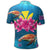 Hawaiian Plumeria Kanaka Turtle Sea Polynesian Polo Shirt - Polynesian Pride