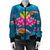 Hawaiian Plumeria Kanaka Turtle Sea Polynesian Bomber Jacket - AH - Polynesian Pride