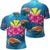 Hawaiian Plumeria Kanaka Turtle Sea Polynesian Polo Shirt Unisex Black - Polynesian Pride