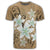 Hawaiian Plumeria Polynesian T Shirt Gold AH - Polynesian Pride