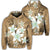 Hawaiian Plumeria Polynesian Hoodie Gold Unisex Art - Polynesian Pride