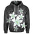 Custom Hawaiian Plumeria Polynesian Hoodie Gray - Polynesian Pride