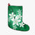 Hawaiian Plumeria Polynesian Christmas Stocking - Green - AH Christmas Stocking 26 X 42 cm Black - Polynesian Pride