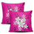 Hawaiian Plumeria Polynesian Pillow Covers - Pink - AH - Polynesian Pride