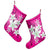 Hawaiian Plumeria Polynesian Christmas Stocking - Pink - AH - Polynesian Pride