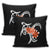 Hawaiian Plumeria Polynesian Orange Pillow Covers - AH - Polynesian Pride