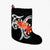 Hawaiian Plumeria Polynesian Orange Christmas Stocking - AH Christmas Stocking 26 X 42 cm Black - Polynesian Pride