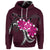 Custom Hawaiian Plumeria Polynesian Pink Hoodie - Polynesian Pride