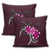 Hawaiian Plumeria Polynesian Pink Pillow Covers - AH - Polynesian Pride