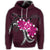 Hawaiian Plumeria Polynesian Pink Hoodie - Polynesian Pride