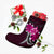 Hawaiian Plumeria Polynesian Pink Christmas Stocking - AH - Polynesian Pride