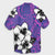 Hawaiian Plumeria Tribal Pink Polynesian Hawaiian Shirt Blue AH - Polynesian Pride