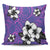 Hawaiian Plumeria Tribal Pink Polynesian Pillow Covers Blue AH Pillow Covers Black - Polynesian Pride