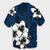 Hawaiian Plumeria Tribal Polynesian Hawaiian Shirt Blue AH - Polynesian Pride