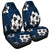 Hawaiian Plumeria Tribal Polynesian Car Seat Covers Blue AH Universal Fit Black - Polynesian Pride