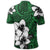 Hawaiian Plumeria Tribal Polynesian Polo Shirt Green - Polynesian Pride