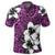 Hawaiian Plumeria Tribal Polynesian Polo Shirt Pink - Polynesian Pride