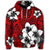 Hawaiian Plumeria Tribal Polynesian Hoodie Red - Polynesian Pride