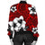 Hawaiian Plumeria Tribal Polynesian Bomber Jacket Red AH - Polynesian Pride