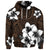 Custom Hawaiian Plumeria Tribe Brown Polynesian Hoodie - Polynesian Pride