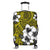 Hawaiian Plumeria Tribe Yellow Polynesian Luggage Covers AH Black - Polynesian Pride