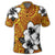 Hawaiian Plumeria Tribe Yellow Red Polynesian Polo Shirt - Polynesian Pride