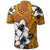 Hawaiian Plumeria Tribe Yellow Red Polynesian Polo Shirt - Polynesian Pride