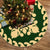 Hawaiian Quilt Pattern Tradition Skillful Tree Skirt - Green Beige - AH 85x85 cm Green Tree Skirt - Polynesian Pride