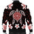 Hawaiian Reddie Turtle Plumeria Bomber Jacket AH - Polynesian Pride