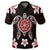 Hawaiian Reddie Turtle Plumeria Polo Shirt - Polynesian Pride