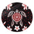 Hawaiian Reddie Turtle Plumeria Round Carpet AH Round Carpet Luxurious Plush - Polynesian Pride