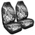 Hawaiian Sample Turtle Plumeria Car Seat Covers - AH Universal Fit Black - Polynesian Pride