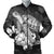 Hawaiian Sample Turtle Plumeria Bomber Jacket - AH Black Unisex - Polynesian Pride