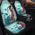 Hawaiian Sea Turtle Hibiscus Brilliant Polynesian Car Seat Covers - AH - Polynesian Pride