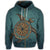 Hawaiian Skillful Turtle Polynesian Zip Hoodie - Polynesian Pride