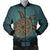 Hawaiian Skillful Turtle Polynesian Bomber Jacket - AH Black Unisex - Polynesian Pride