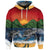 Custom Hawaiian Sunset Ocean Turtle Hoodie - Polynesian Pride