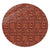 Hawaiian Traditional Aboriginal Pattern Polynesian Round Carpet - AH Round Carpet Luxurious Plush - Polynesian Pride