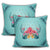 Hawaiian Tropical Strelitzia Hibiscus Plumeria Centre Pillow Covers - AH - Polynesian Pride