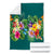 Hawaiian Tropical Strelitzia Plumeria Orchids Hibiscus Polynesian Premium Blankets - AH - Polynesian Pride