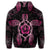 Hawaiian Turtle and Hibiscus Polynesian Hoodie Pink - Polynesian Pride