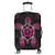 Hawaiian Turtle And Hibiscus Polynesian Luggage Covers Pink - AH Black - Polynesian Pride