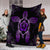 Hawaiian Turtle And Hibiscus Polynesian Premium Blankets Violet - AH - Polynesian Pride