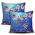 Hawaiian Turtle And Plumeria Pattern Polynesian Pillow Covers - AH - Polynesian Pride