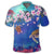 Hawaiian Turtle and Plumeria Pattern Polynesian Polo Shirt - Polynesian Pride