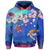 Custom Hawaiian Turtle and Plumeria Pattern Polynesian Hoodie - Polynesian Pride