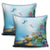 Hawaiian Turtle Dolphin In The Ocean Polynesian Pillow Covers - AH - Polynesian Pride