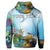 Custom Hawaiian Turtle Dolphin In The Ocean Polynesian Hoodie - Polynesian Pride